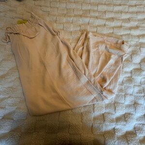 Women's Wide Leg Pants in Cream